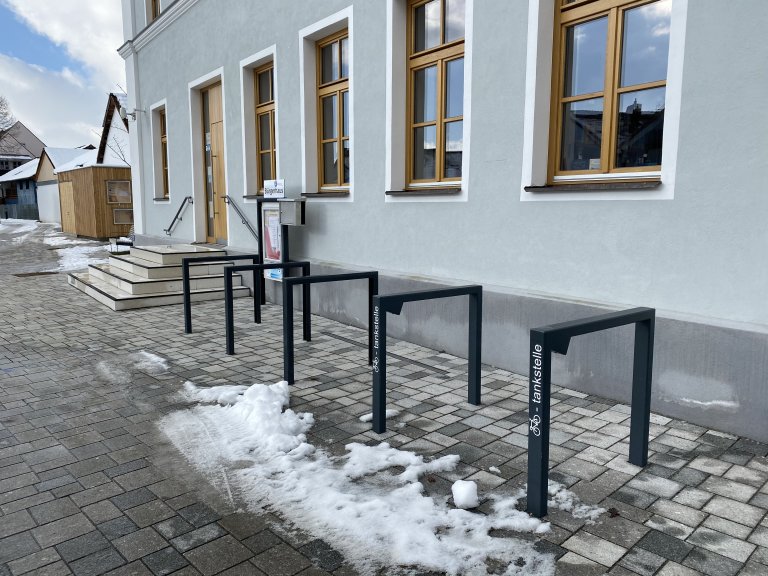 Ladepunkt Radfahrer Markt Geisenhausen