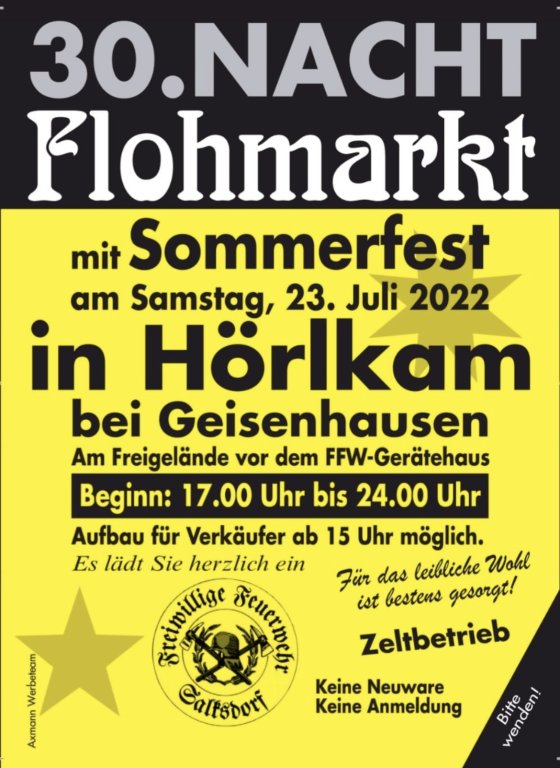 Nachtflohmarkt