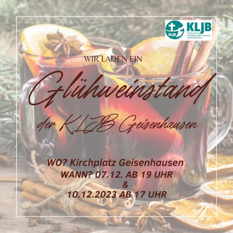 Glühweinstand der KLJB Geisenhausen Markt Geisenhausen